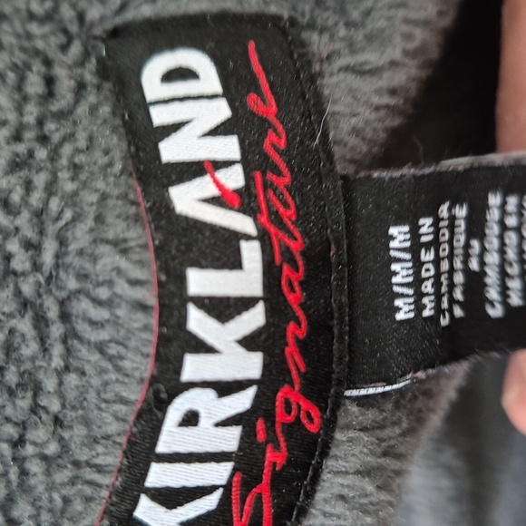 Kirkland Cozy Gray Robe with Belt Sz M VERY VERY SUBSTANTIAL ROBE - Picture 14 of 14